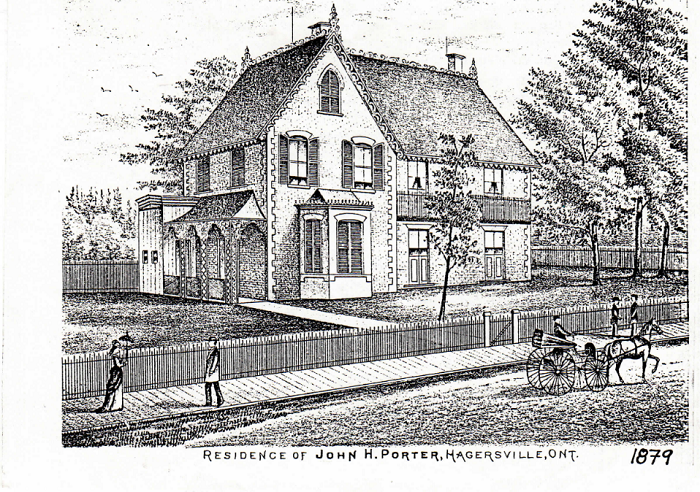 drawing of residence