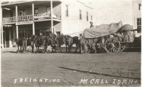 Freighting in McCall, unknown date